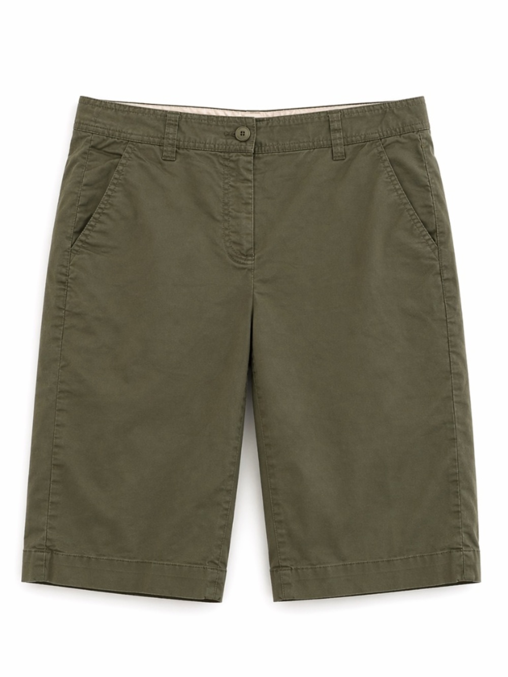 4/$20➡️ Isda&Co Green Khaki Bermuda Length Shorts – Size 10 EUC